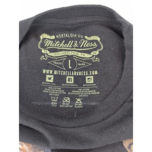 Allen Iverson Mitchell & Ness Philadelphia 76ers Sixers Graphic Tee T Shirt Sz L - Picture 4 of 8